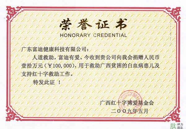 富迪爱游戏的荣誉证书一览